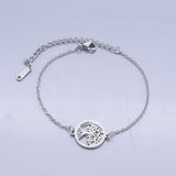 Women's Thin Chain Geometric Hollow Tree Of Life – Jewelry Gift Ideas — 2