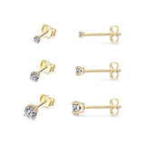 Fashion Pentagram Diamond Stud Earrings – Stylish Gifts — 4