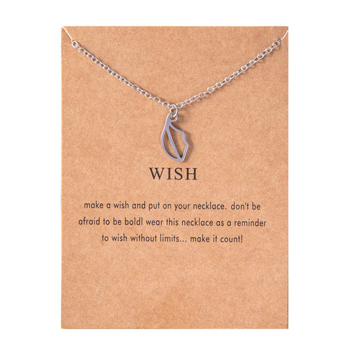 Creative Lips Pendant Necklace Silver Stainless – Jewelry Gift Ideas — 1