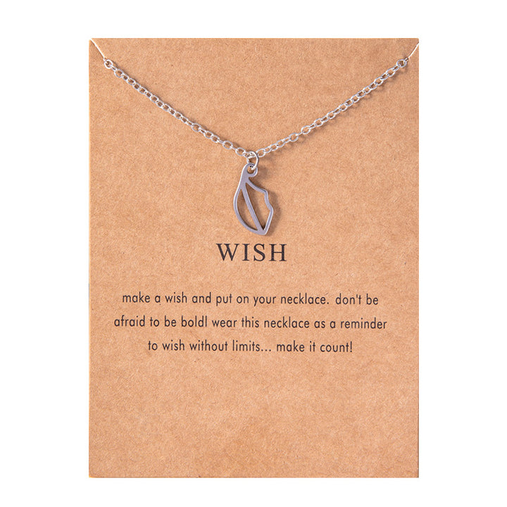 Creative Lips Pendant Necklace Silver Stainless – Jewelry Gift Ideas — 1