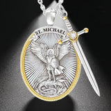 European Hip Hop Unisex Knight Cross Sword Saint – Jewelry Gift Ideas — 1