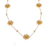 Flower Ornament Stainless Steel Necklace – Jewelry Gift Ideas — 5