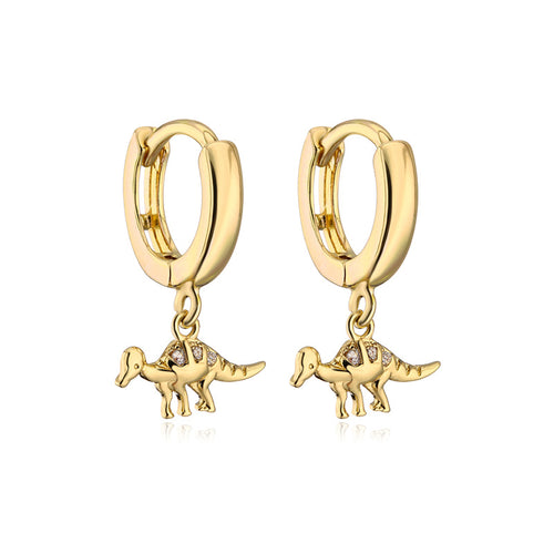 18K Copper Plated Micropaved Zircon Earrings – Stylish Gifts — 2
