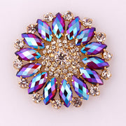 Round Large Colorful Rhinestone Sunflower DIY – Creative Gifts — 7