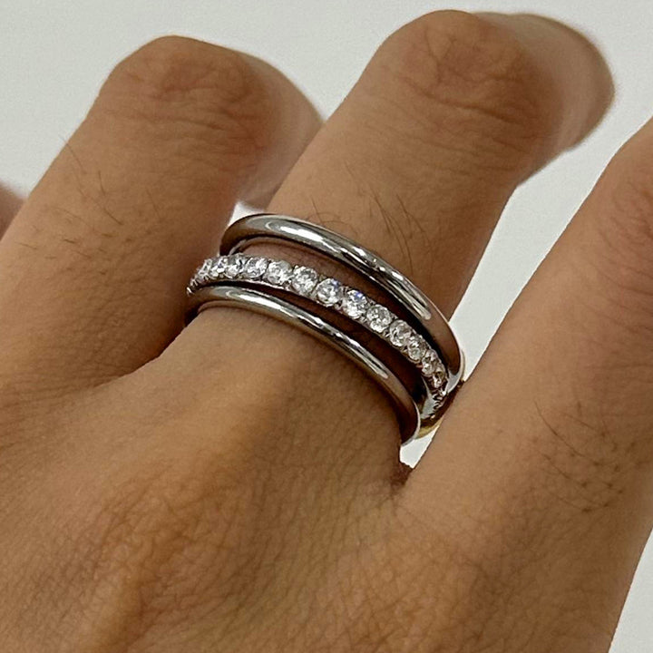 Twin High-grade Simple Bracelet Ring – Jewelry Gift Ideas — 1
