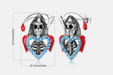 S925 Sterling Silver Death Skull Stud Earrings Set – Birthday Gifts — 2