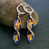 Flower long earrings – Thoughtful Gifts — 4