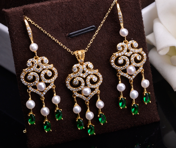 Freshwater Pearl Set Earring Pendant – Jewelry Gift Ideas — 1