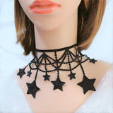 Sexy Lace Five Pointed Star Pendant Collar Female – Jewelry Gift Ideas — 6