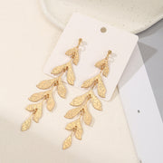 Exaggerated Leaves Layered Earrings Concave Geometric – Stylish Gifts — 4