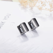 Women's Simple And Versatile Black Small Earrings – Gifts for Her — 2