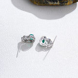 Women's Short Pear Frosted Bead Earrings – Gifts for Her — 8