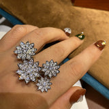Exaggerated Flower Ring Personality Minority Men – Gifts for Her — 1