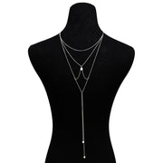 Pearl Tassel Pendant Necklace Back Chain – Jewelry Gift Ideas — 1