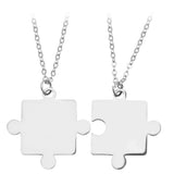 Geometric Puzzle Necklace Gold – Jewelry Gift Ideas — 7