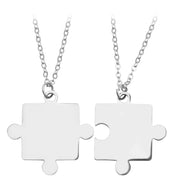 Geometric Puzzle Necklace Gold – Jewelry Gift Ideas — 7