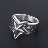Punk Personality Pentagram Men's Ring – Gifts for Him — 4