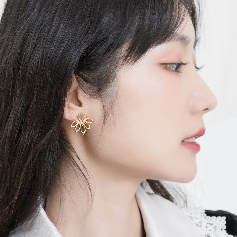 Fashion Sterling Silver Handmade Earrings Natural – Stylish Gifts — 1