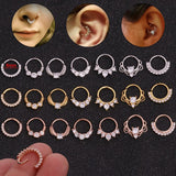 Fashionable Women's Simple Solid Color Zircon Earrings – Gifts for Her — 1