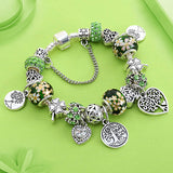 Painted leaf flower bracelet – Jewelry Gift Ideas — 2