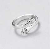 Vintage Silver Color Metal Punk Letter Rings Design – Stylish Gifts — 11