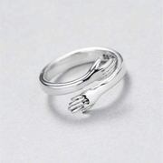 Vintage Silver Color Metal Punk Letter Rings Design – Stylish Gifts — 11