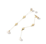Heart-shaped pendant earrings long pendant – Jewelry Gift Ideas — 2