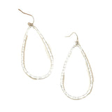 Metal Water Drop Hollow Stud Earrings Simple – Everyday Gifts — 4