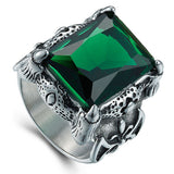 Titanium steel men's zircon ring – Gifts for Him — 10