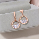 Zircon asymmetrical earrings – Gift Ideas — 6