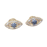 Women's Diamond Inlaid Small Eyes Trendy Earrings Are – Gifts for Her — 6