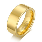 Simple And Smooth Male Tungsten Steel Ring – Gifts for Him — 3