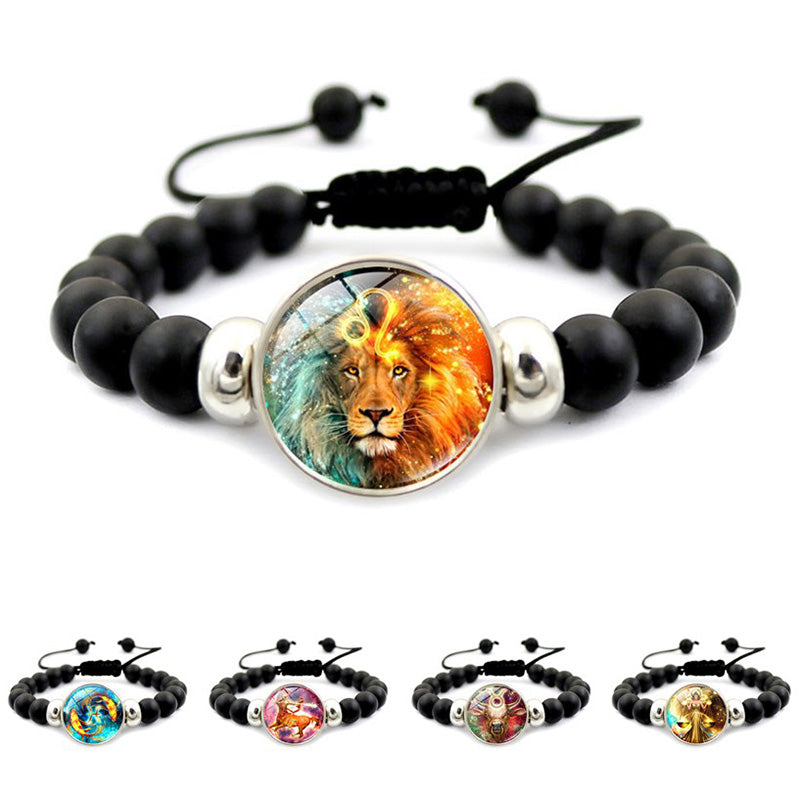 Twelve Constellations Time Gem Bracelet Male – Jewelry Gift Ideas — 1