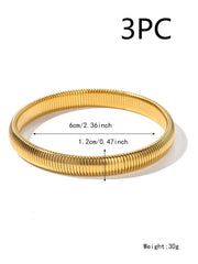 Women's Fashion Stretch Titanium Steel Snake Bone – Stylish Gifts — 4