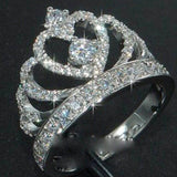 European and American Crown Ring with White – Special Occasion Gifts — 4