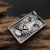 Men's Tiger Worn S925 Sterling Silver Pendant – Jewelry Gift Ideas — 1