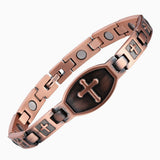 Red Copper Magnetic Cross Bracelet – Jewelry Gift Ideas — 5