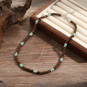 Men's Bohemian Style Simple Wood Piece Coconut – Jewelry Gift Ideas — 10