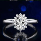 Colored Gemstone Princess Engagement Ring – Gifts for Couples — 4