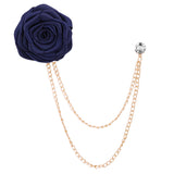 Fashion Handmade Rose Brooch Tassel Men Suit – Stylish Gifts — 12