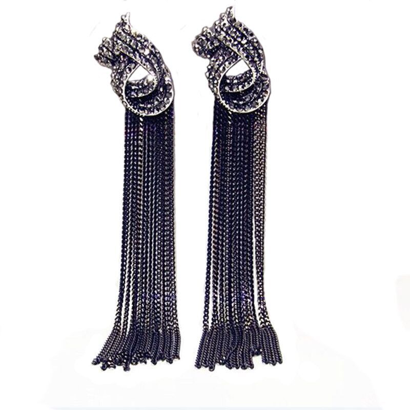 Fashion Retro Long Style Tassel Earrings – Stylish Gifts — 1