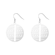 Occult Symbol Dangle Earrings Silver Plated – Jewelry Gift Ideas — 8