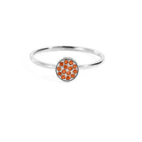 Women's Stainless Steel Inlaid Rhinestone Ring – Gifts for Her — 9