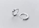 Round earrings, short flower – Everyday Gifts — 3