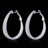 Fashion Creative Frosted Face Large Hoop Earrings – Stylish Gifts — 3