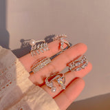 Simple Fashion Personality Trendy Zircon Double Layer – Stylish Gifts — 1
