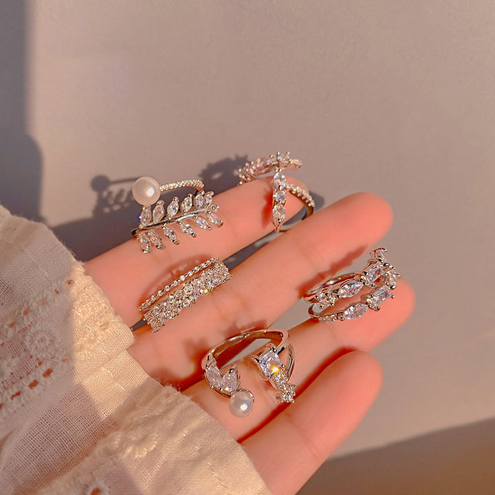 Simple Fashion Personality Trendy Zircon Double Layer – Stylish Gifts — 1