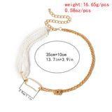 Vintage Baroque Pearl Short Layered Necklace – Jewelry Gift Ideas — 5