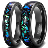 Black Unisex Tungsten Steel Ring – Gift Ideas — 5