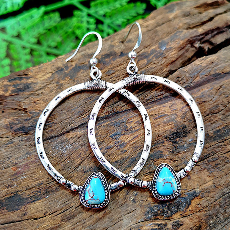 Alloy Turquoise Natural Wood Vintage – Special Occasion Gifts — 1
